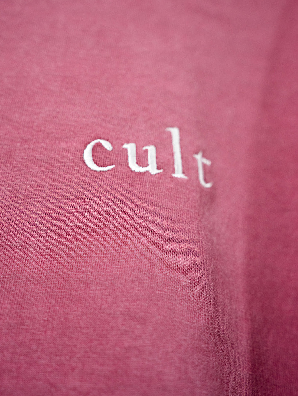 Shop South China Embroidered Cult Tee - Red, classic football shirts, vintage football shirts & retro soccer jerseys at Cult Kits