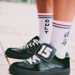 Shop South China Legacy Socks - White, classic football shirts, vintage football shirts & retro soccer jerseys at Cult Kits