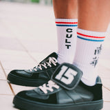 Shop South China Legacy Socks - White, classic football shirts, vintage football shirts & retro soccer jerseys at Cult Kits