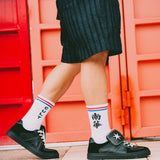 Shop South China Legacy Socks - White, classic football shirts, vintage football shirts & retro soccer jerseys at Cult Kits