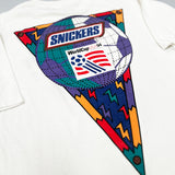 1994 USA WORLD CUP SNICKERS T-SHIRT (M) OM