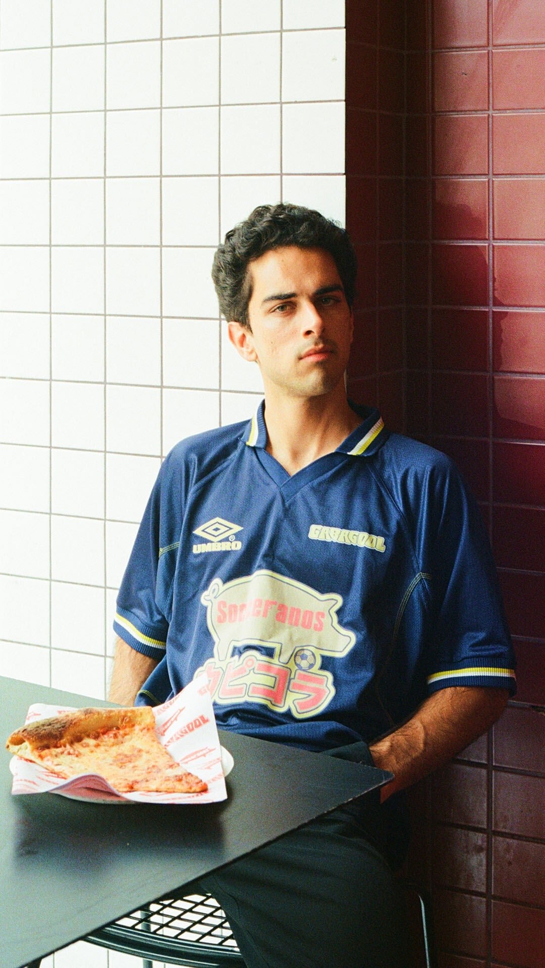 Buy Socceranos Gabagool Japanese Cult Mashup Shirt (XL) Umbro ~ Free worldwide shipping ~ Authentic Vintage Football Shirts from Cult Kits