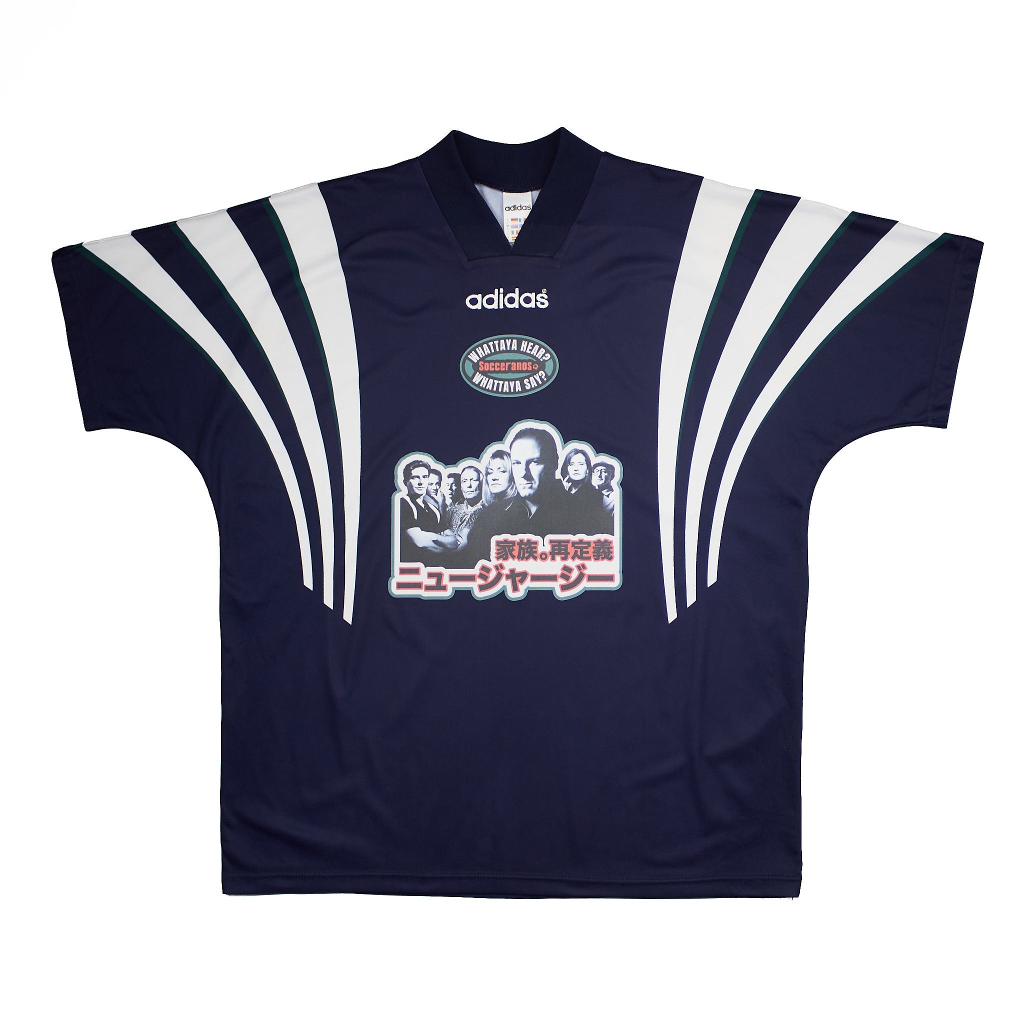 Buy Socceranos Japanese Cult Mashup Shirt (L) Adidas ~ Free worldwide shipping ~ Authentic Vintage Football Shirts from Cult Kits