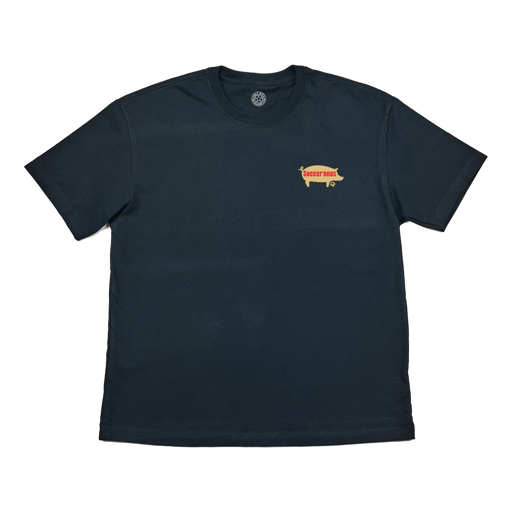 Buy Socceranos Pig Graphic Tee ~ Free worldwide shipping ~ Authentic Vintage Football Shirts from Cult Kits