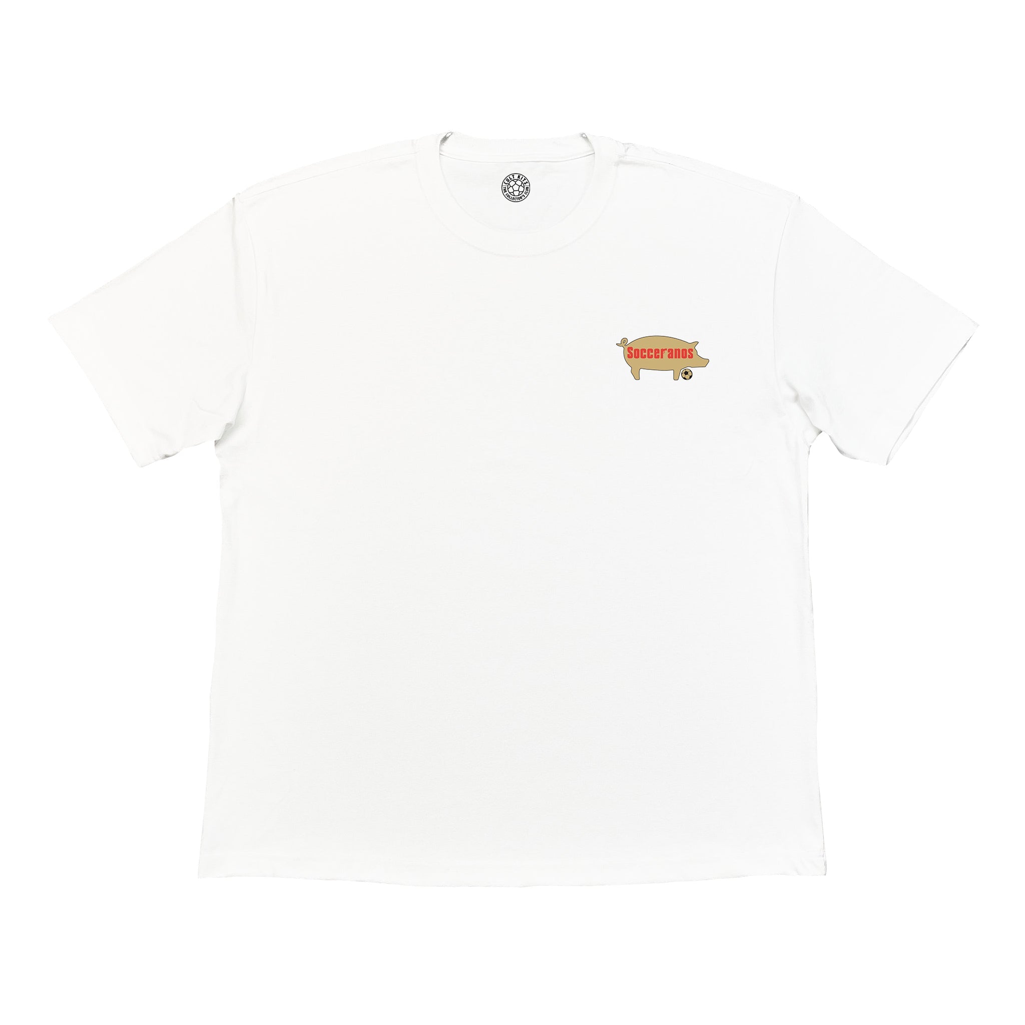 Buy Socceranos Pig Graphic Tee ~ Free worldwide shipping ~ Authentic Vintage Football Shirts from Cult Kits