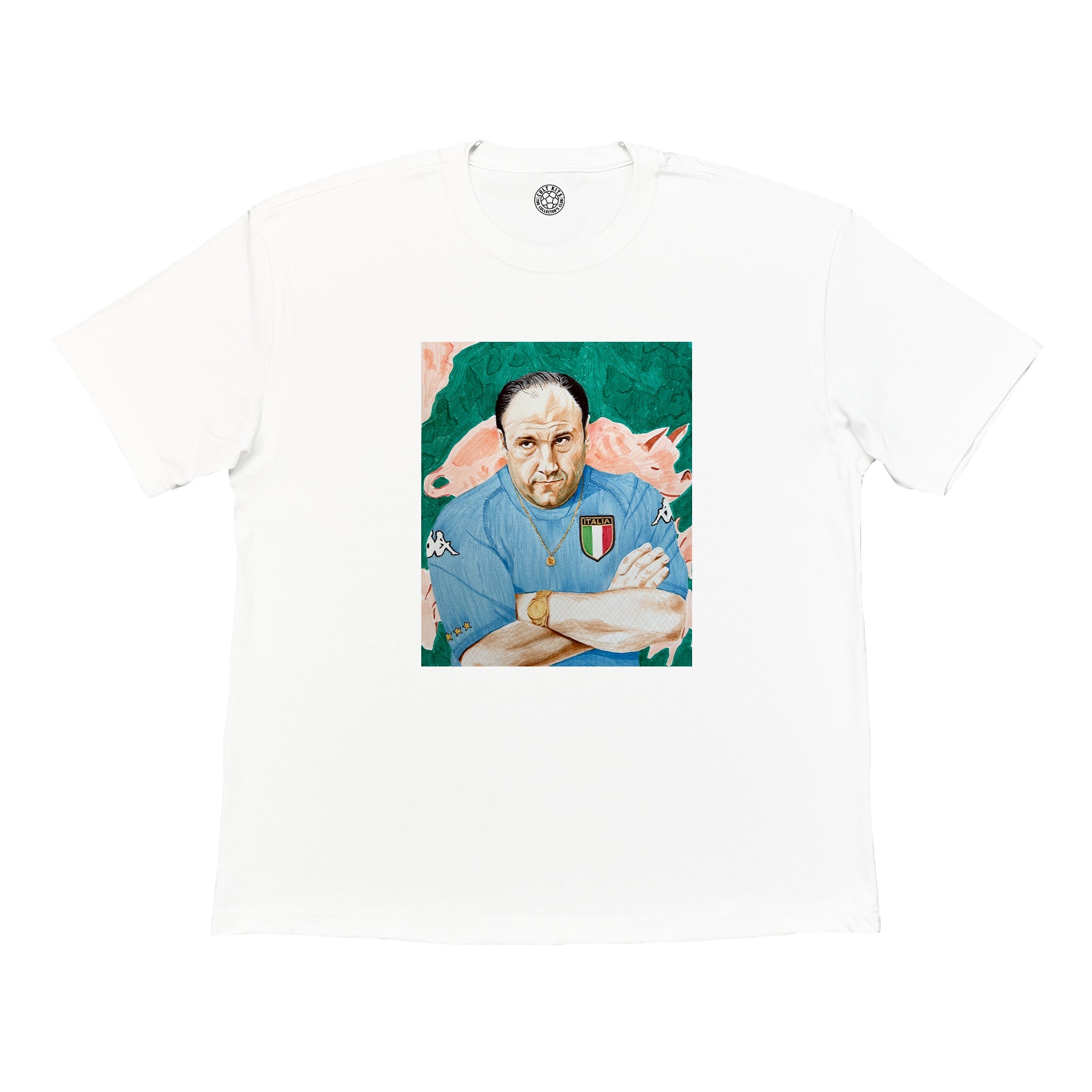 Buy Socceranos Tony Italia Graphic Tee ~ Free worldwide shipping ~ Authentic Vintage Football Shirts from Cult Kits