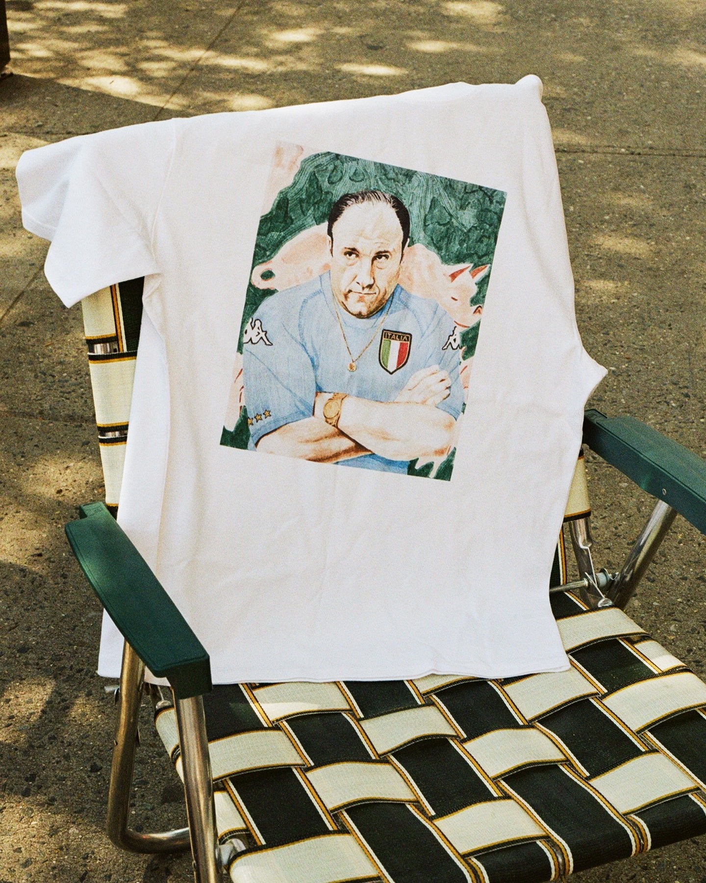 Buy Socceranos Tony Italia Graphic Tee ~ Free worldwide shipping ~ Authentic Vintage Football Shirts from Cult Kits