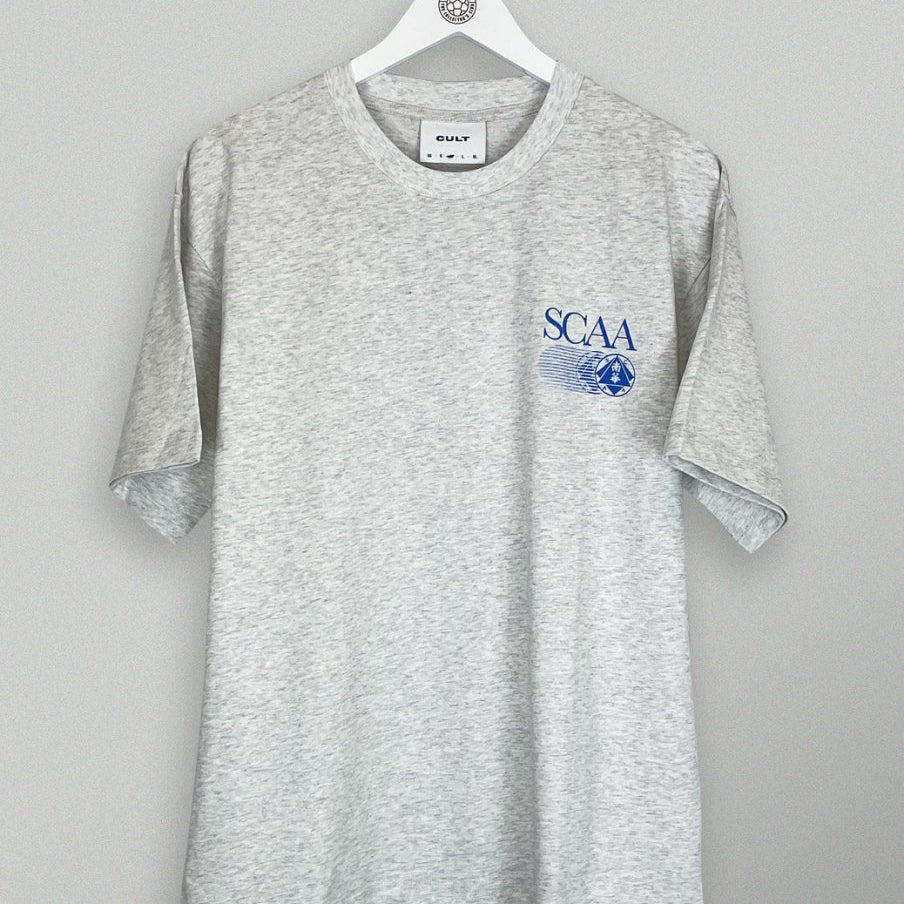 South China Graphic Tee - Blue - Cult Kits - Small - Buy Vintage Football Shirts, Authentic Retro Football Shirts For Sale, Classic Football Shirts & Soccer Jersey