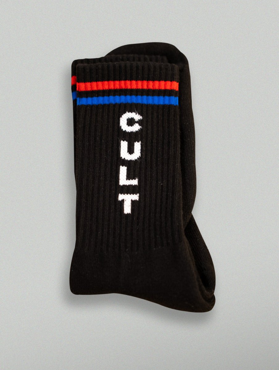 South China Legacy Socks - Black - Cult Kits - One Size - Buy Vintage Football Shirts, Authentic Retro Football Shirts For Sale, Classic Football Shirts & Soccer Jersey