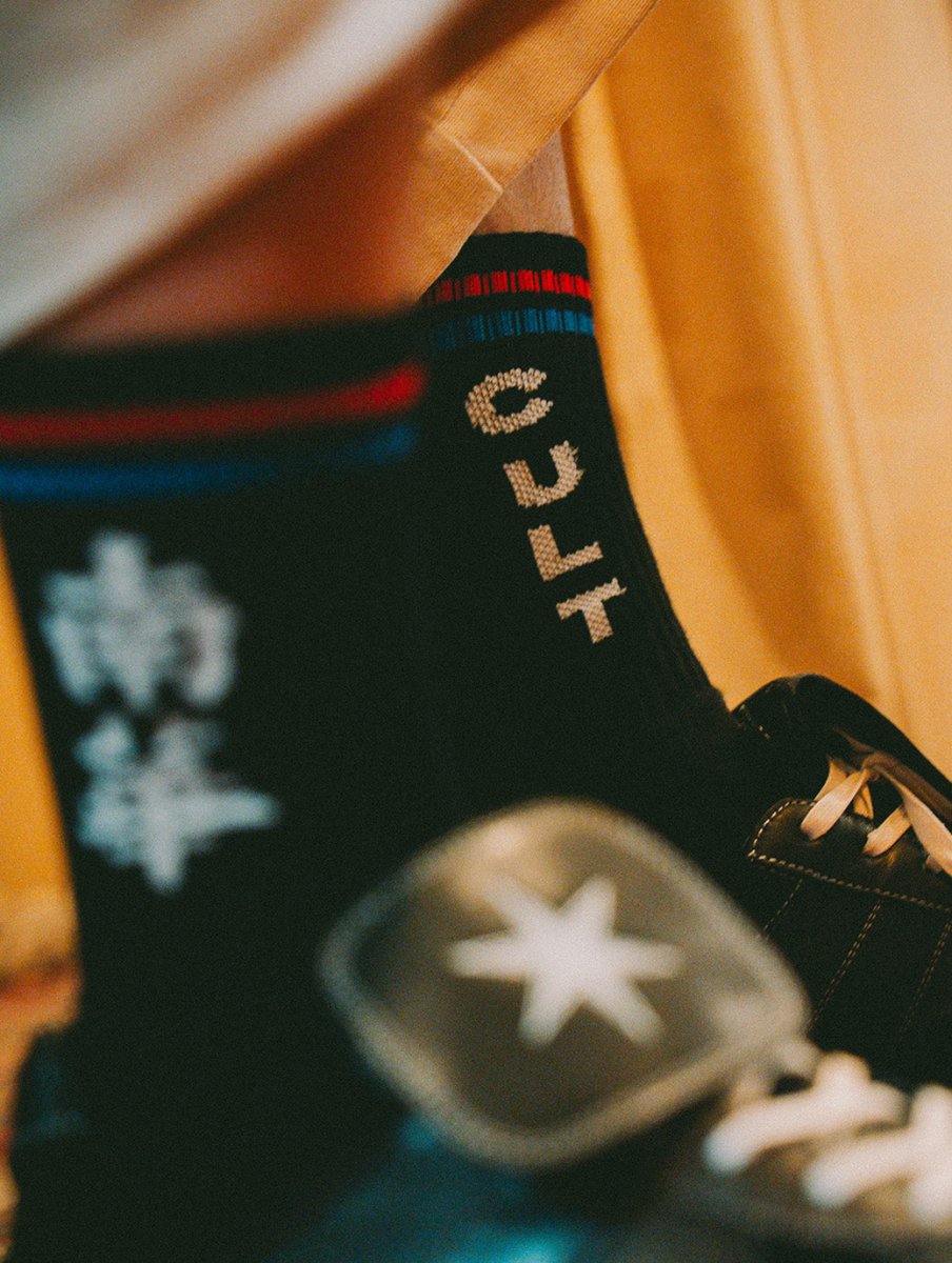 South China Legacy Socks - Black - Cult Kits - One Size - Buy Vintage Football Shirts, Authentic Retro Football Shirts For Sale, Classic Football Shirts & Soccer Jersey