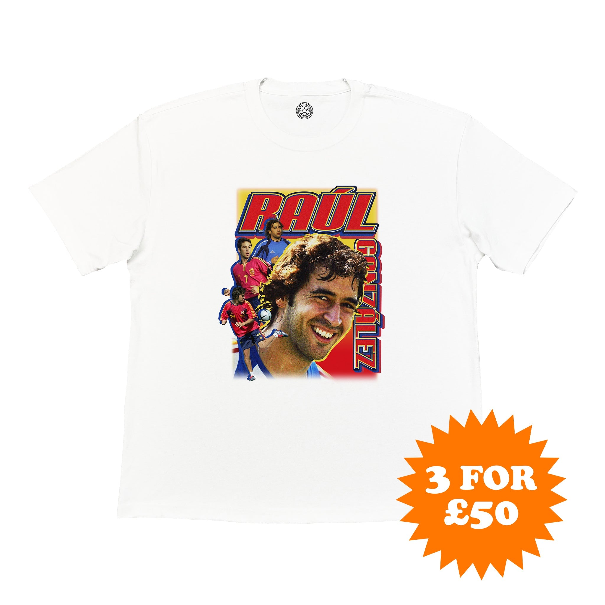 Spain Raul Bootleg Tee - Raul Gonzalez Graphic T-Shirt
