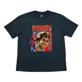 Black Spain Raul Bootleg Tee - Raul Gonzalez Graphic T-Shirt