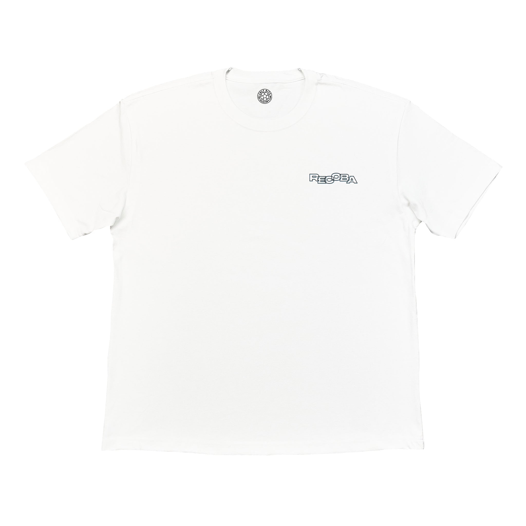 White Uruguay Recoba Bootleg Tee - Uruguay World Cup T-Shirt (front)