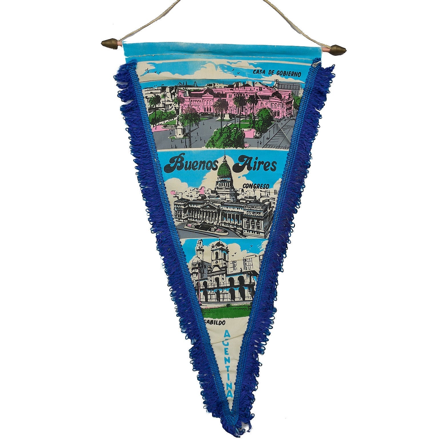Buy Vintage Argentina Pennant ~ Free worldwide shipping ~ Authentic Vintage Football Shirts from Cult Kits