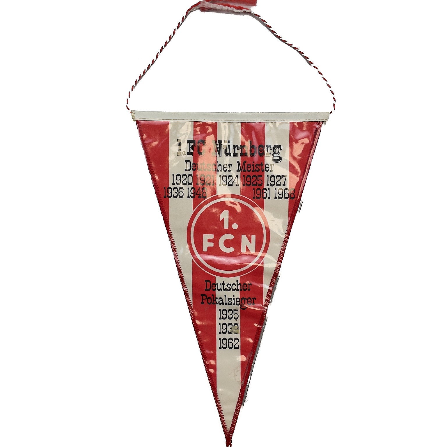 Buy Vintage FC Nurnberg Pennant ~ Free worldwide shipping ~ Authentic Vintage Football Shirts from Cult Kits