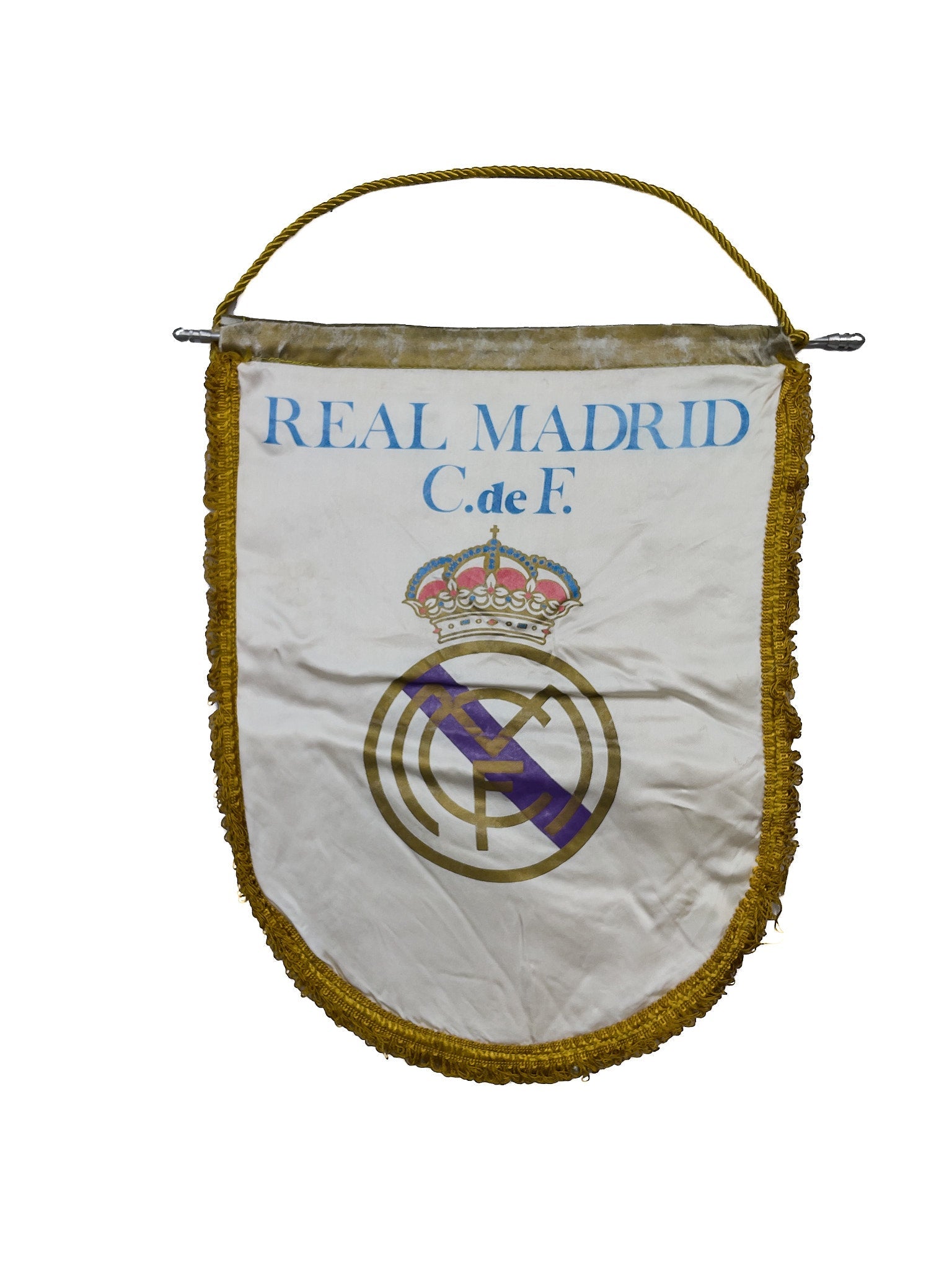 Buy Vintage Real Madrid Pennant ~ Free worldwide shipping ~ Authentic Vintage Football Shirts from Cult Kits