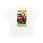 Buy World Cup Figo Portugal Bootleg Tee ~ Free worldwide shipping ~ Authentic Vintage Football Shirts from Cult Kits