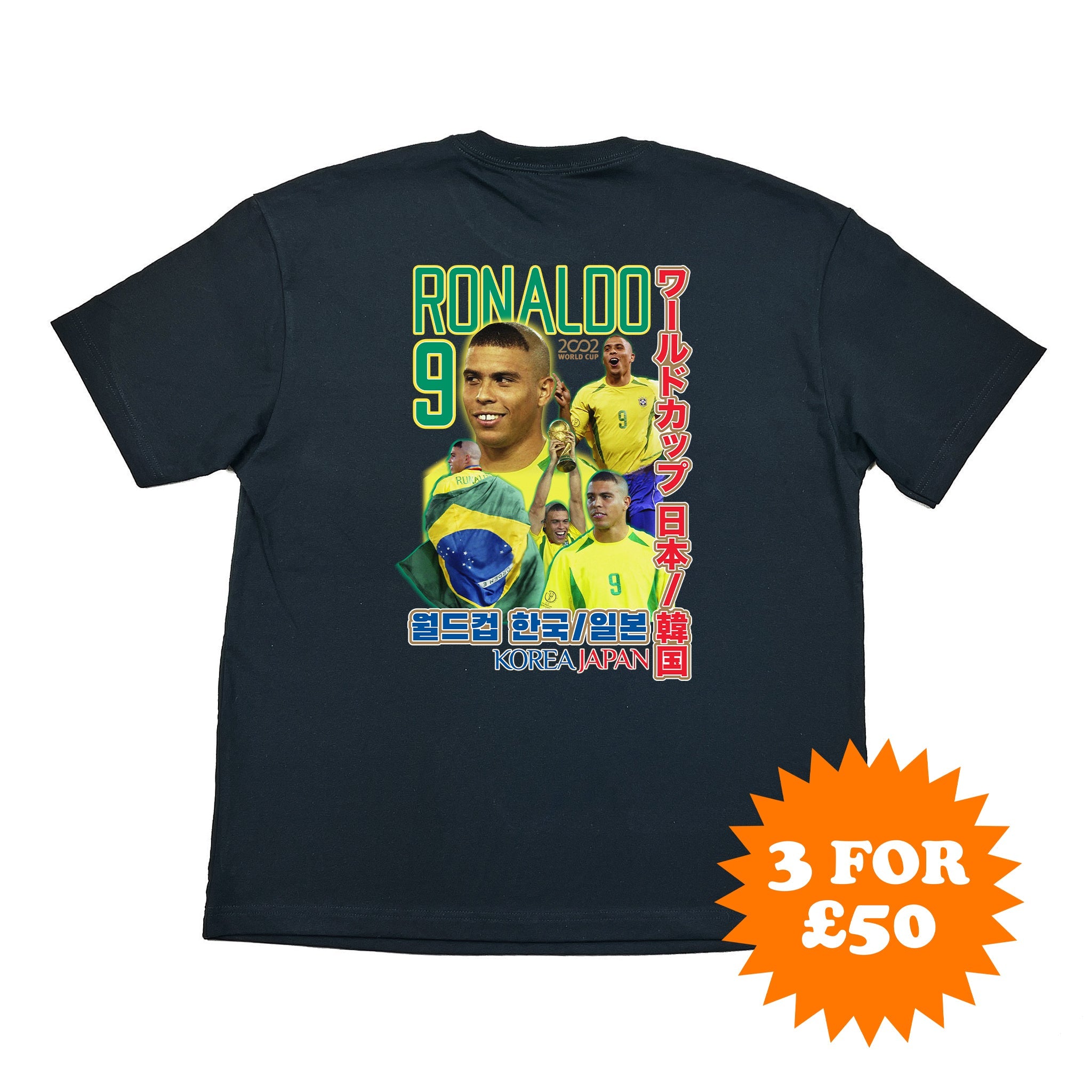 Buy World Cup R9 Brazil Bootleg Tee ~ Free worldwide shipping ~ Authentic Vintage Football Shirts from Cult Kits