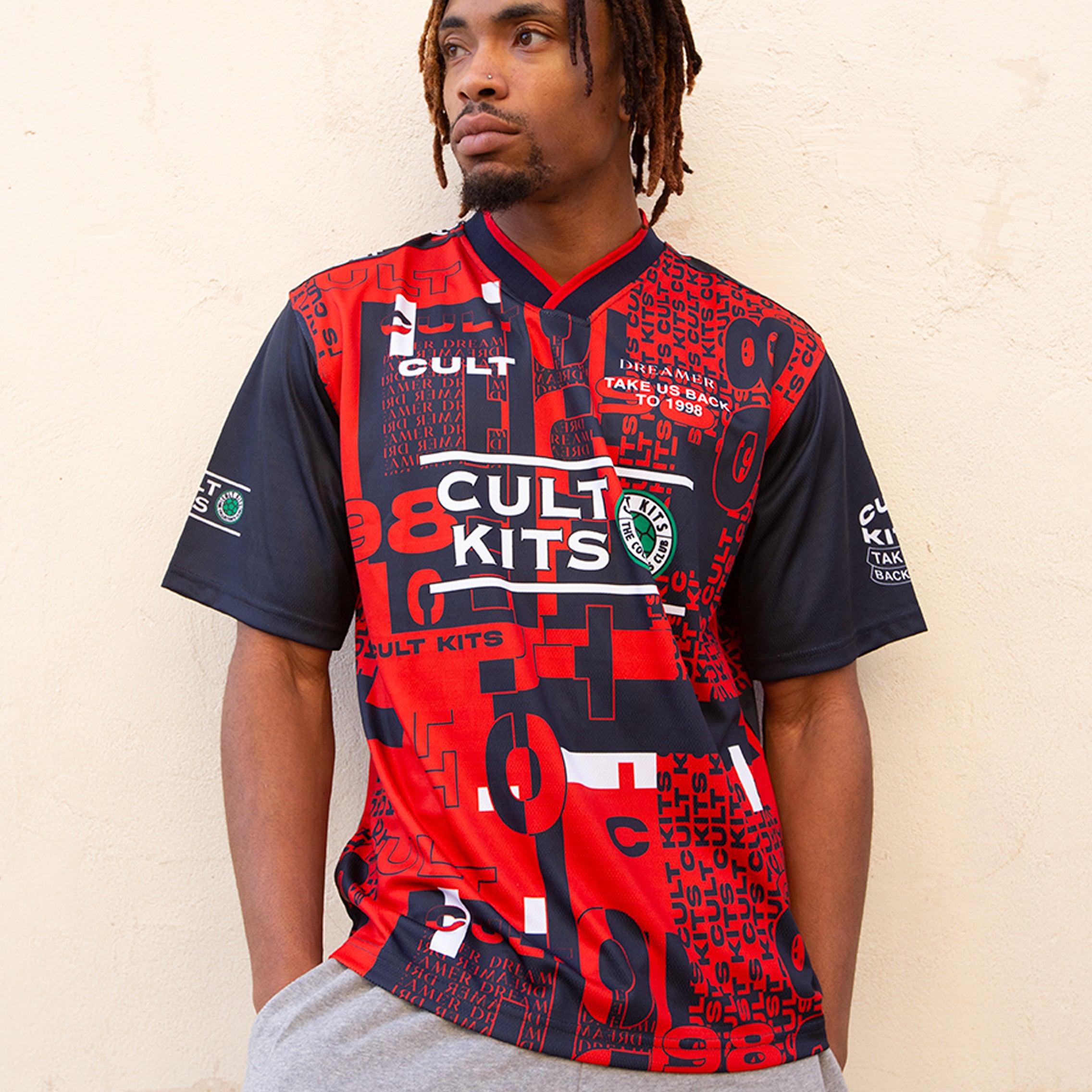 Shop 1998 DREAMERS TRAINING SHIRT 'ENGLAND' (MULTIPLE SIZES) CULT, classic football shirts, vintage football shirts & retro soccer jerseys at Cult Kits