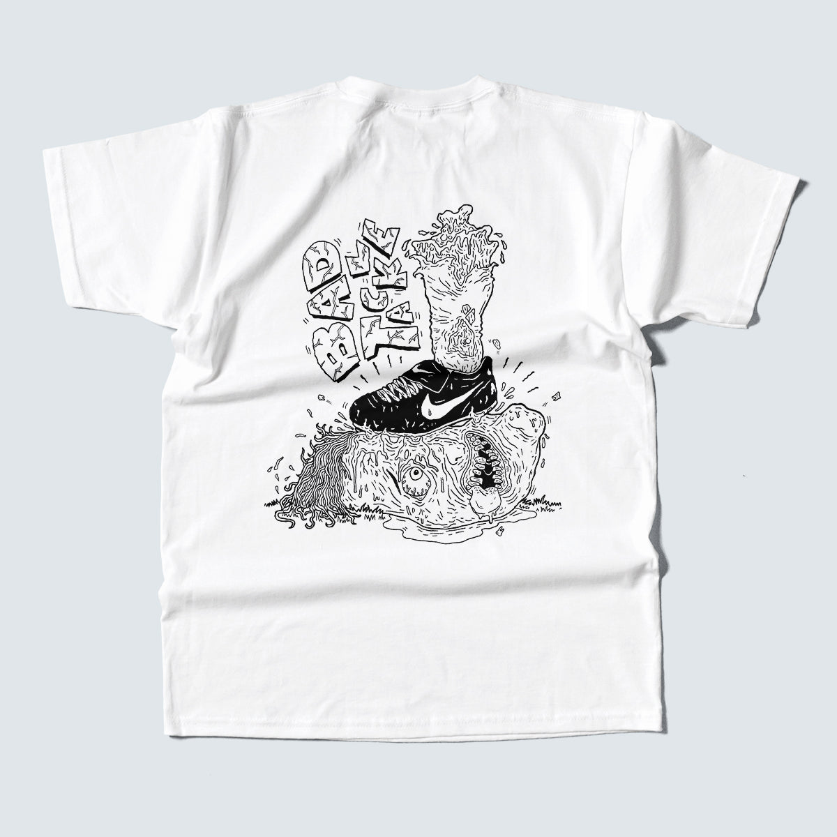 Shop BAD TACKLE TEE, classic football shirts, vintage football shirts & retro soccer jerseys at Cult Kits