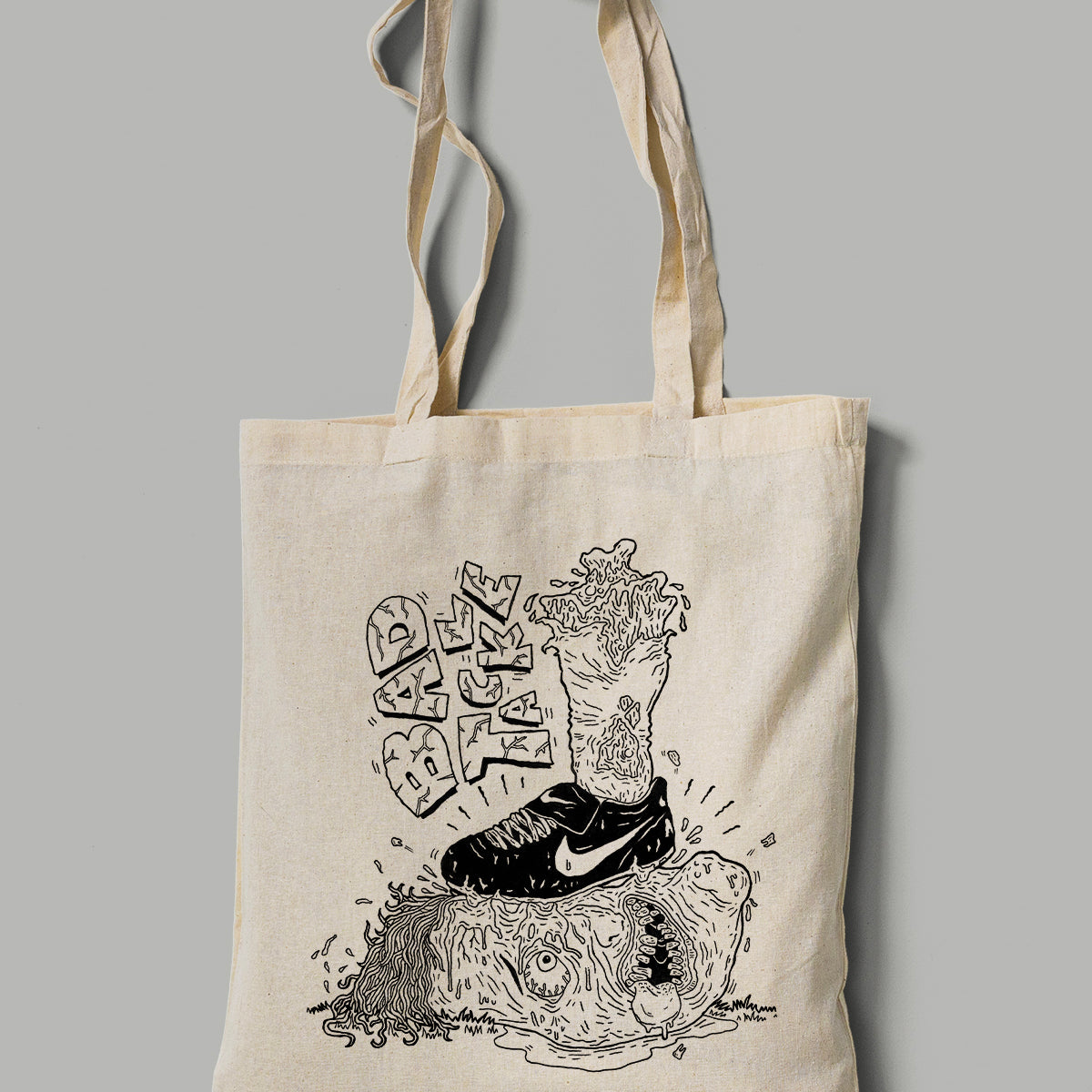 Shop BAD TACKLE – TOTE BAG, classic football shirts, vintage football shirts & retro soccer jerseys at Cult Kits