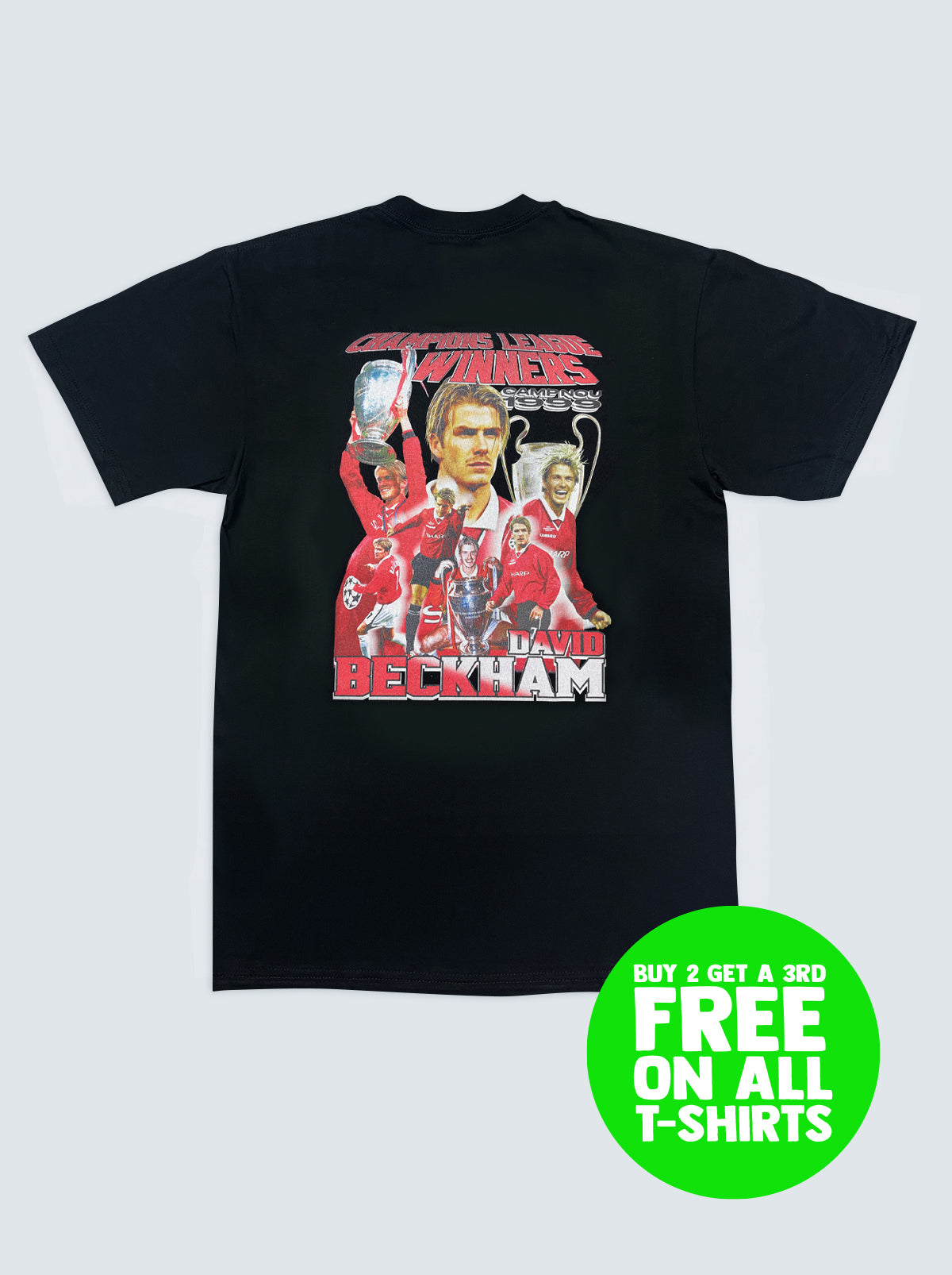 MANCHESTER UNITED BECKHAM 'CAMP NOU 1999' BOOTLEG TEE