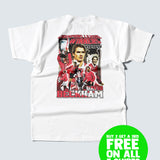 MANCHESTER UNITED BECKHAM 'CAMP NOU 1999' BOOTLEG TEE