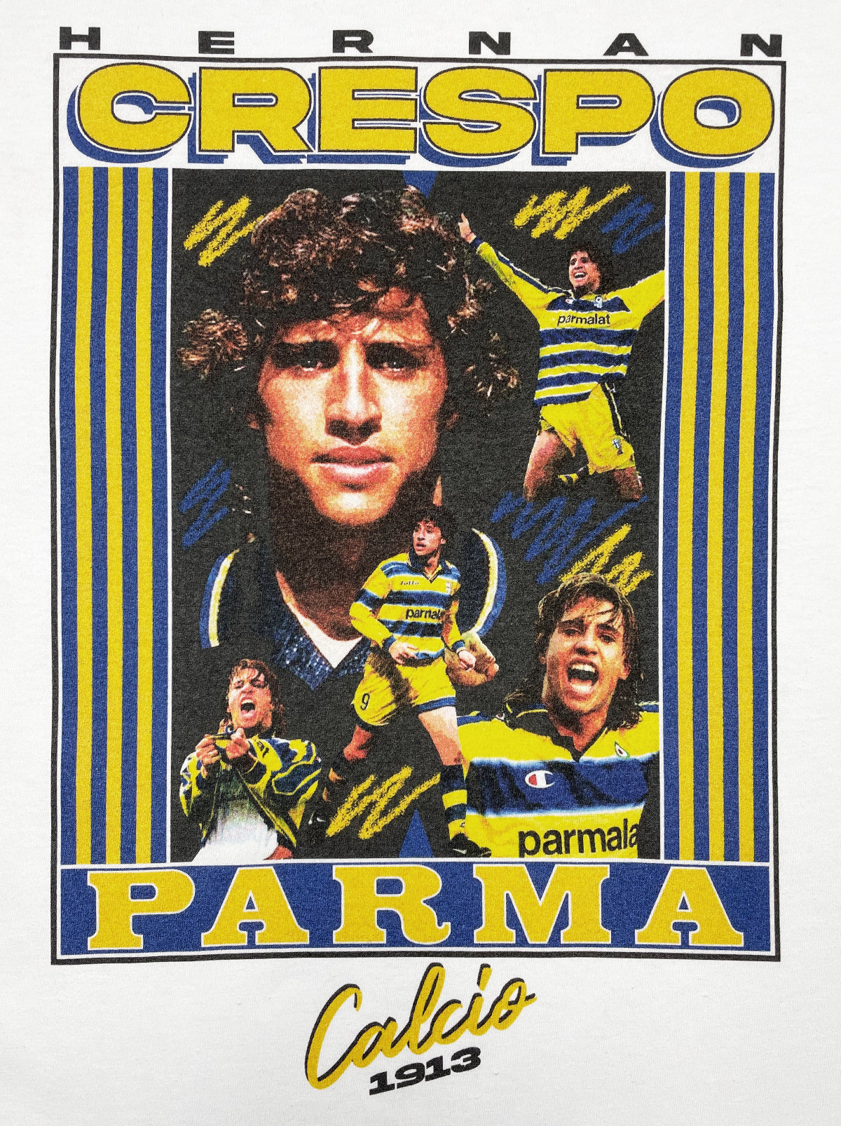 Shop PARMA HERNAN CRESPO BOOTLEG TEE, classic football shirts, vintage football shirts & retro soccer jerseys at Cult Kits