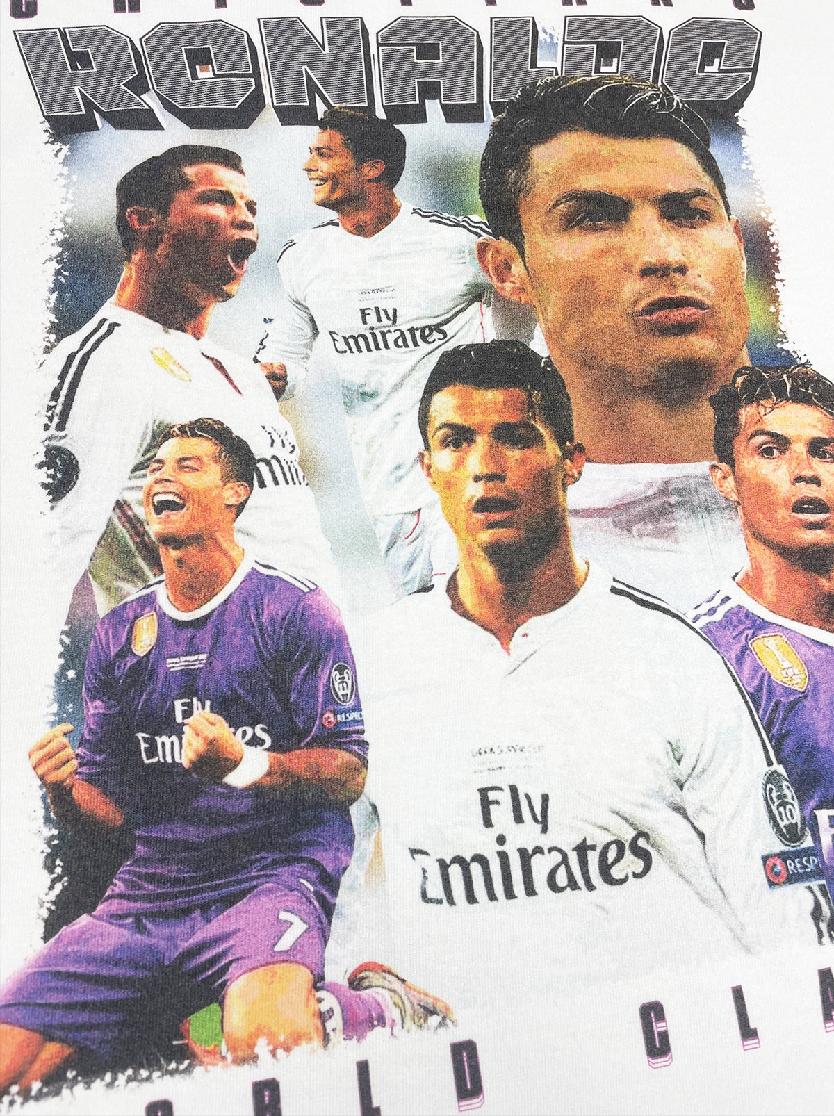 Shop REAL MADRID CRISTIANO RONALDO BOOTLEG TEE, classic football shirts, vintage football shirts & retro soccer jerseys at Cult Kits