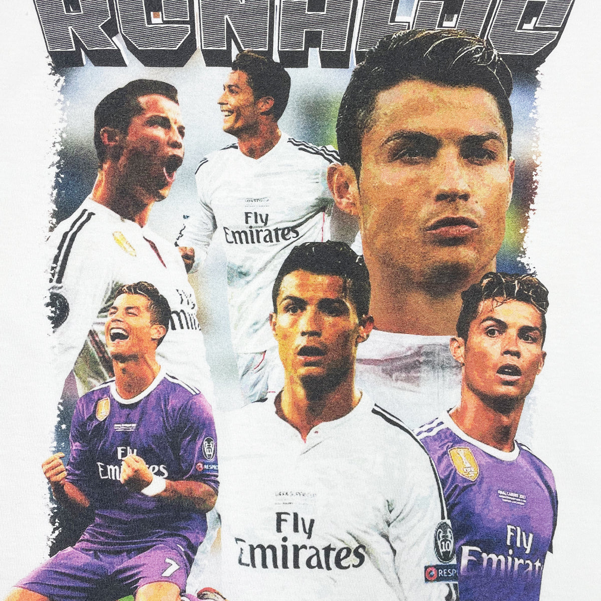 Shop REAL MADRID CRISTIANO RONALDO BOOTLEG TEE, classic football shirts, vintage football shirts & retro soccer jerseys at Cult Kits
