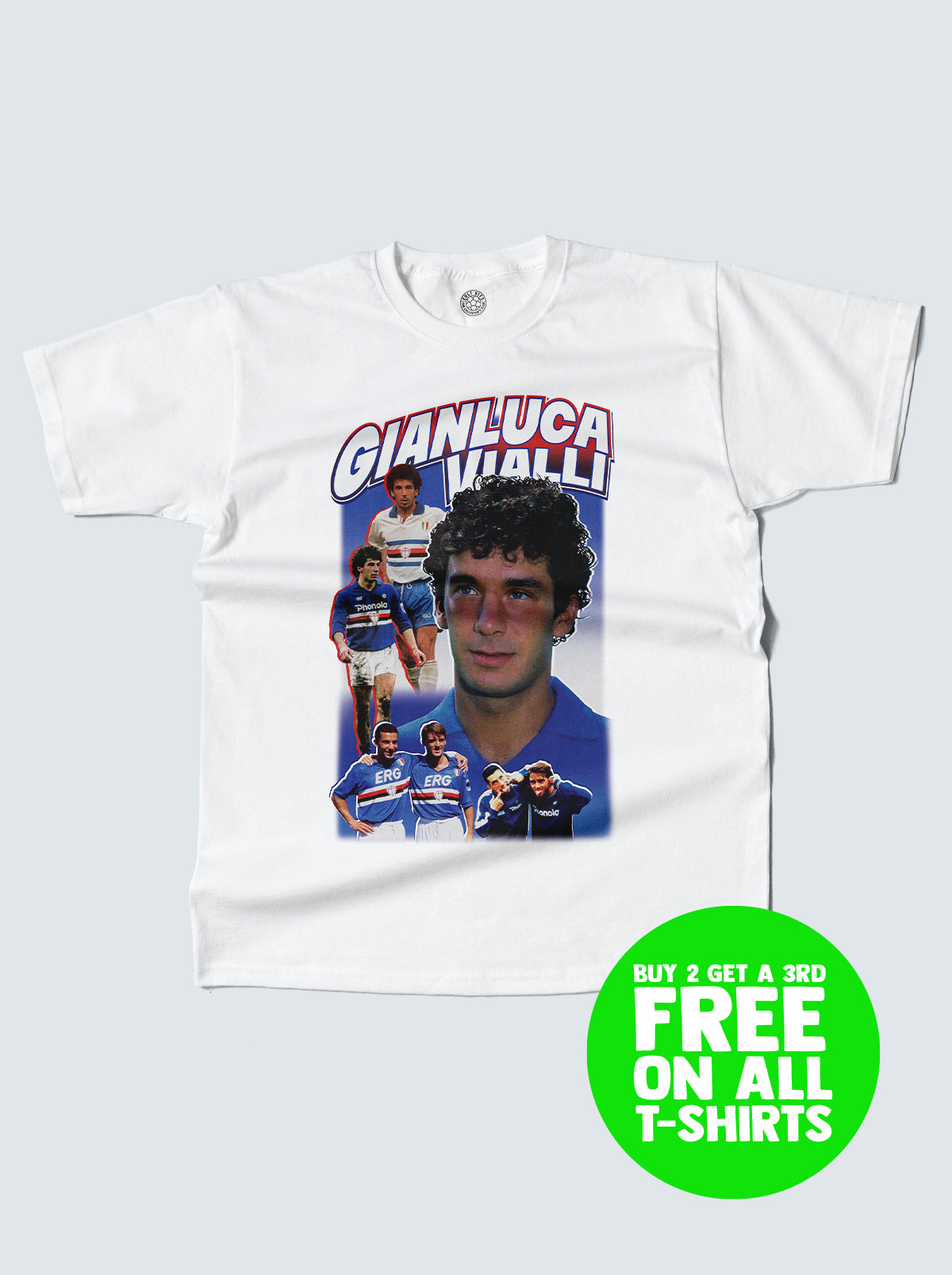 SAMPDORIA GIANLUCA VIALLI BOOTLEG TEE