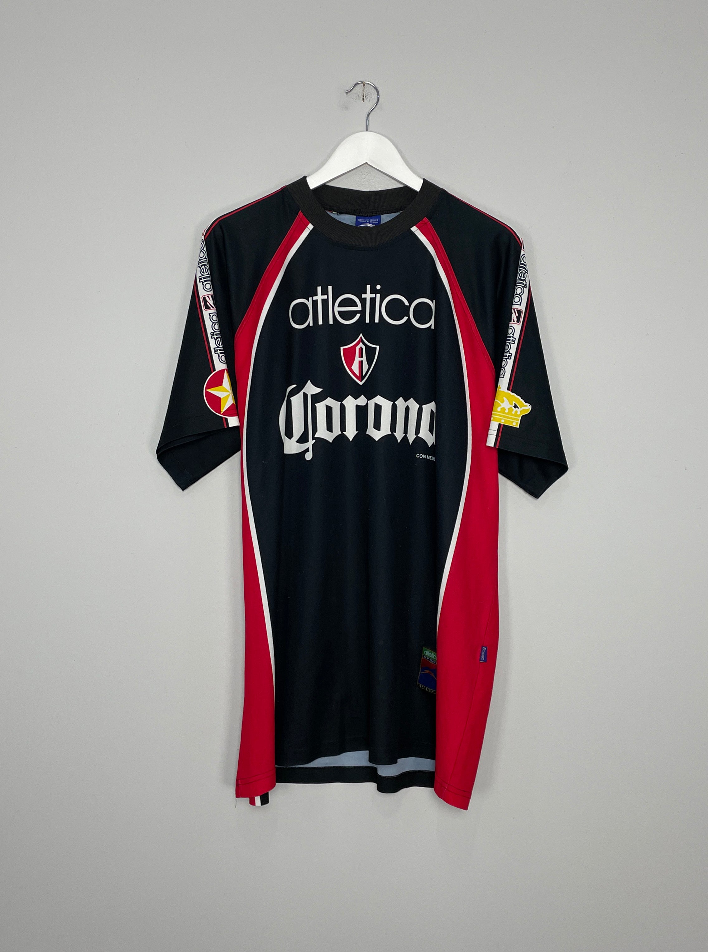 Shop 1998/99 ATLAS TRAINING SHIRT (XL) ATLETICA, classic football shirts, vintage football shirts & retro soccer jerseys at Cult Kits
