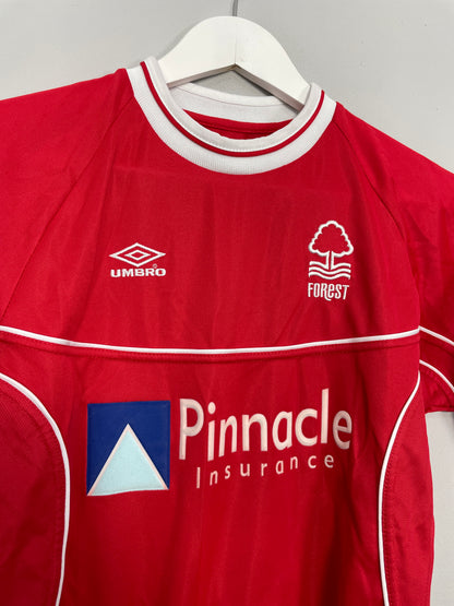 2000/02 NOTTINGHAM FOREST HOME SHIRT (S.KIDS) UMBRO