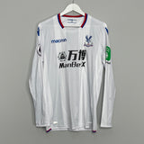 2017/18 CRYSTAL PALACE CABAYE #7 *MATCH ISSUE* L/S THIRD SHIRT (M) MACRON