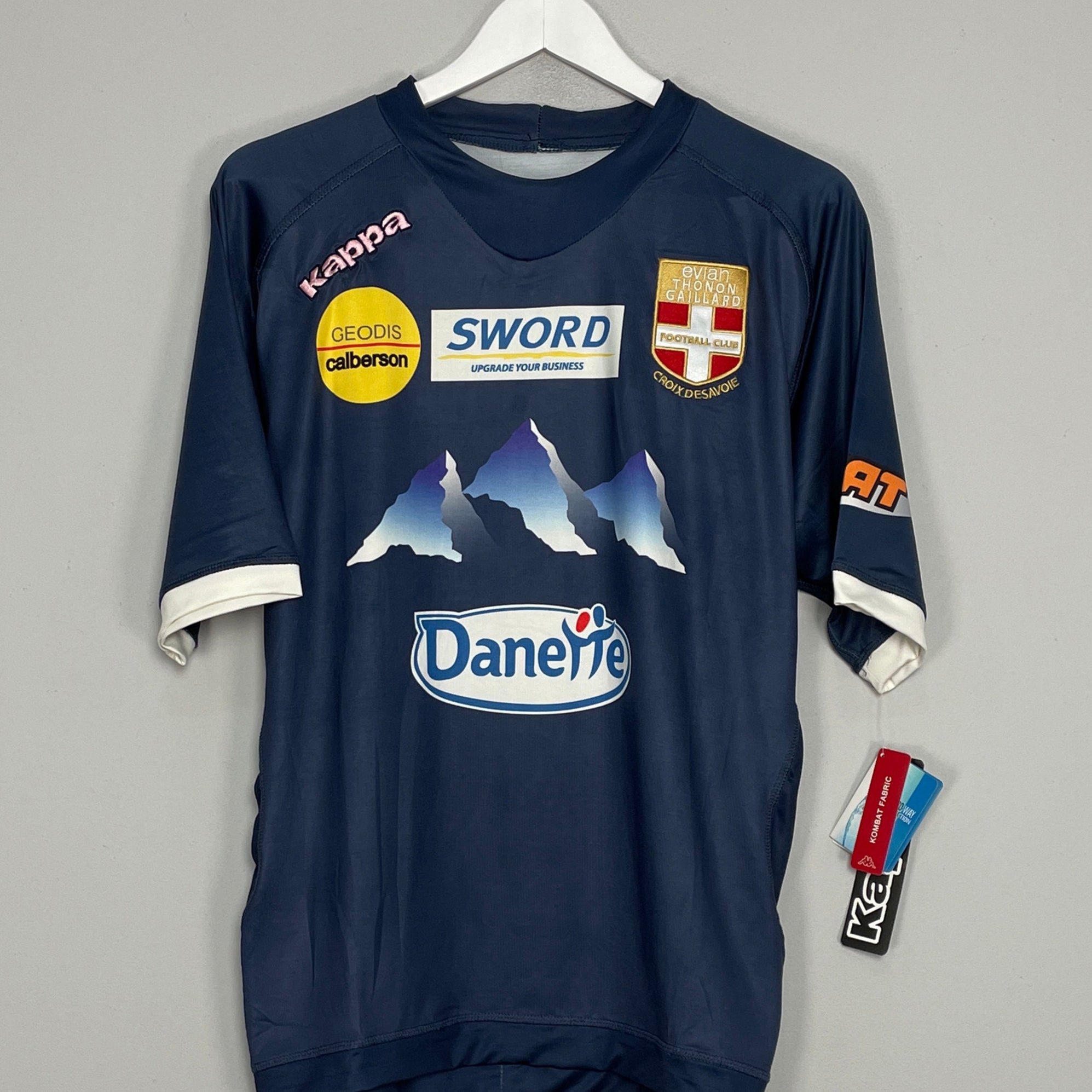 Shop 2012/13 EVIAN THONON GAILLARD AWAY SHIRT (XL) KAPPA, classic football shirts, vintage football shirts & retro soccer jerseys at Cult Kits