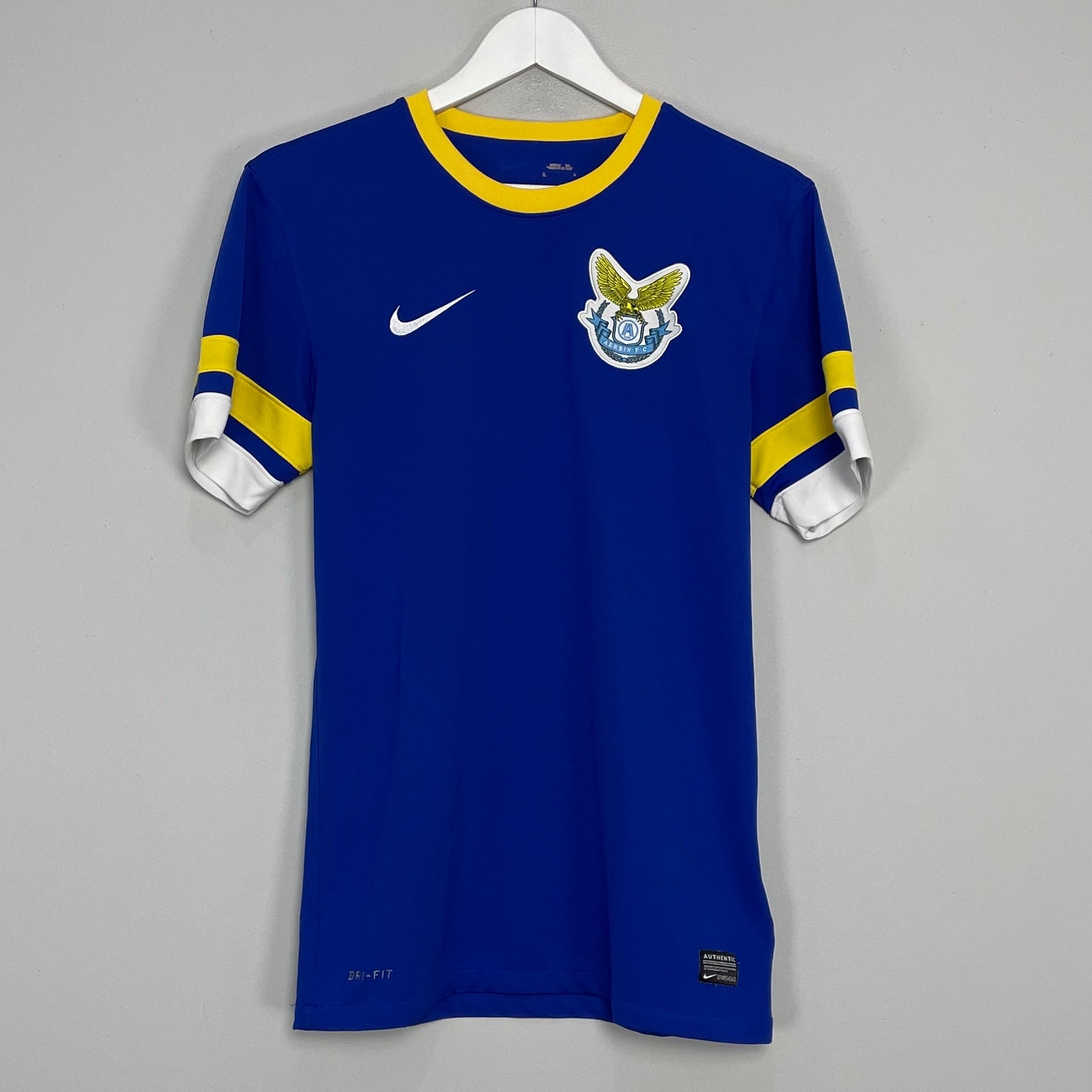 Shop 2013/14 DALIAN AERBIN HOME SHIRT (S) NIKE, classic football shirts, vintage football shirts & retro soccer jerseys at Cult Kits