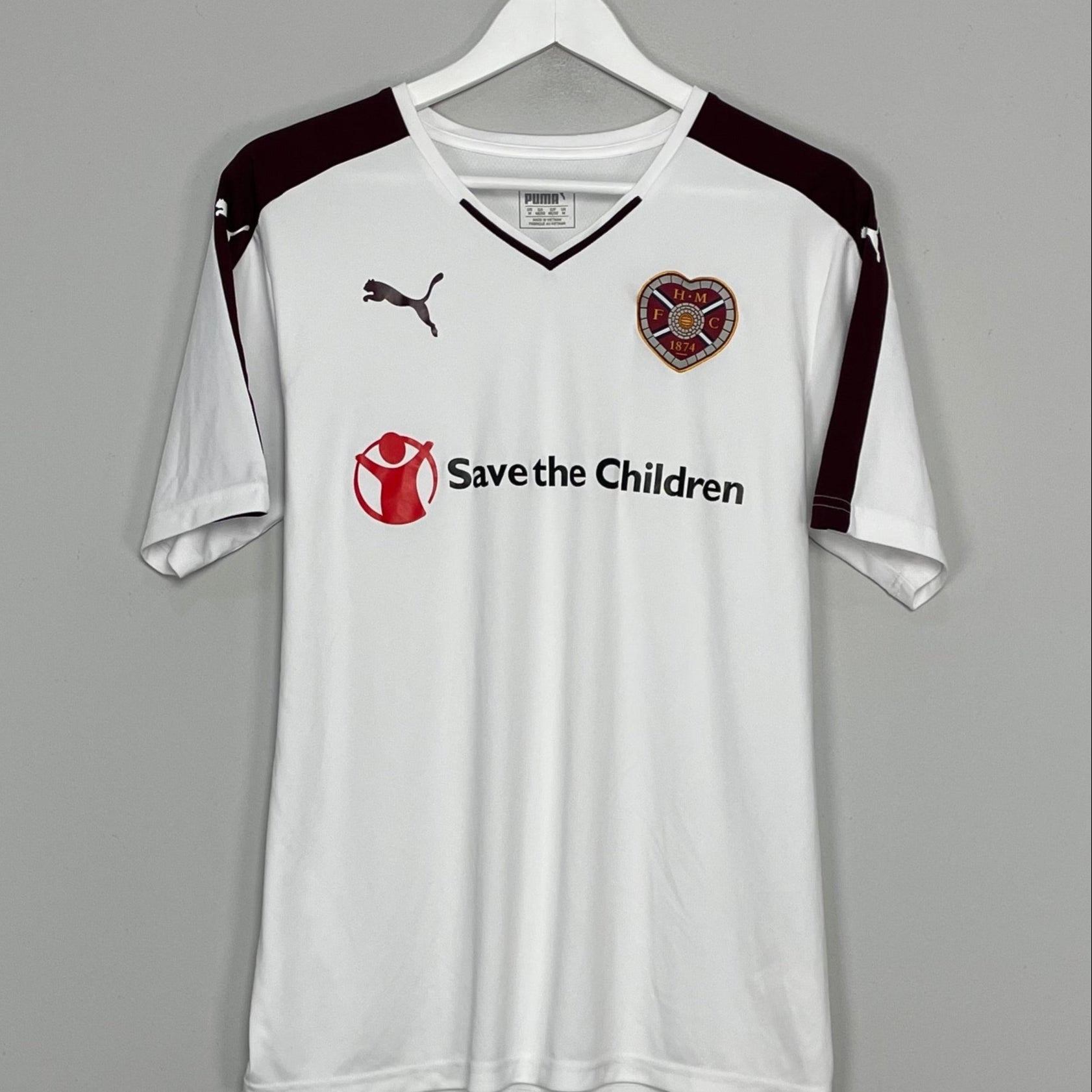 Shop 2015/16 HEARTS AWAY SHIRT (M) PUMA, classic football shirts, vintage football shirts & retro soccer jerseys at Cult Kits