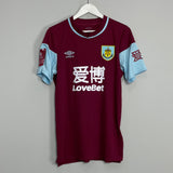 2020/21 BURNLEY MCNEIL #11 *MATCH ISSUE* FA CUP HOME SHIRT (M) UMBRO
