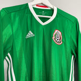 2016/17 MEXICO L/S HOME SHIRT (M) ADIDAS
