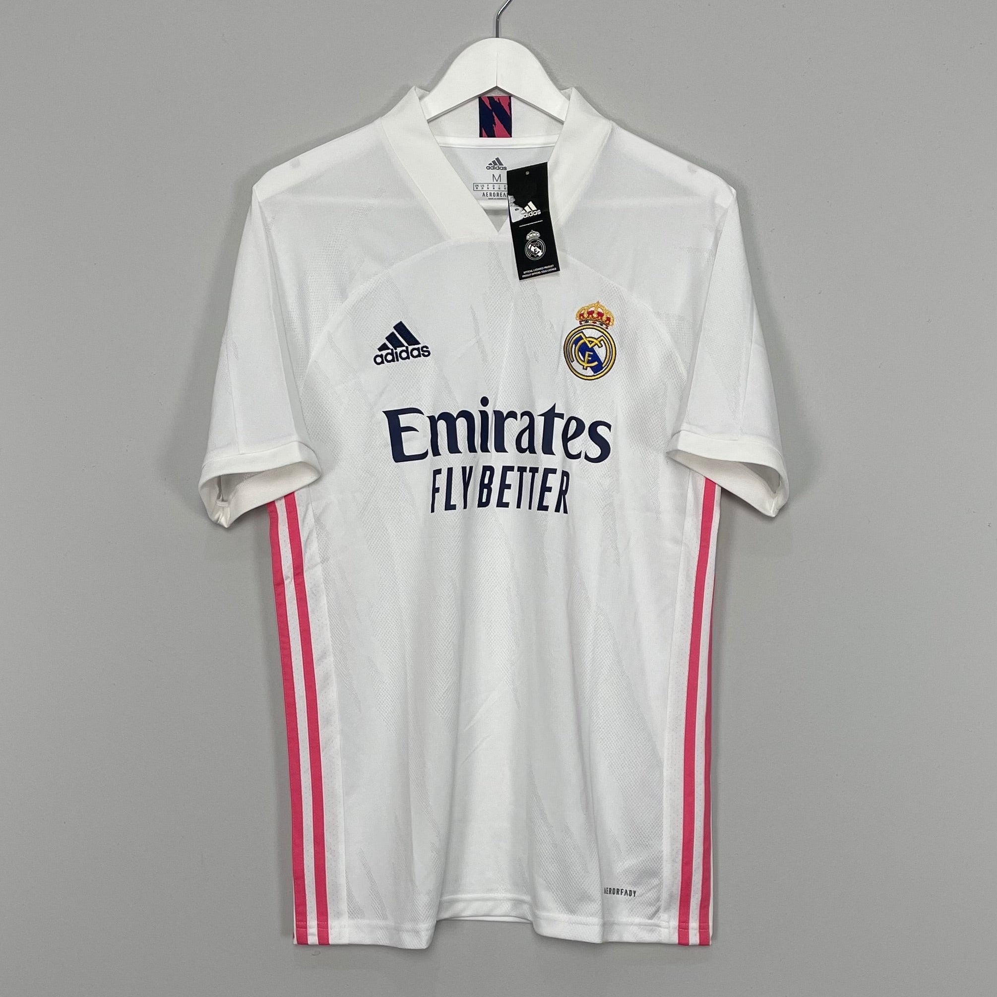 Shop 2020/21 REAL MADRID *BNWT* HOME SHIRT (M) ADIDAS, classic football shirts, vintage football shirts & retro soccer jerseys at Cult Kits