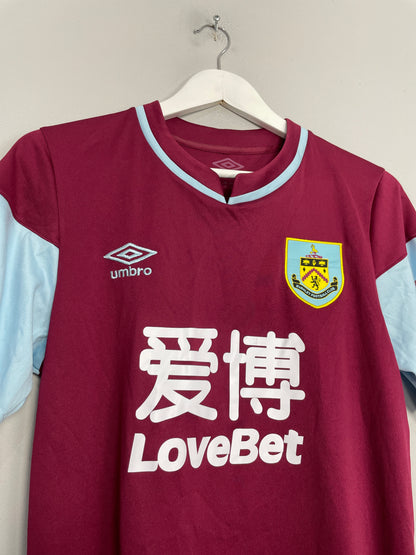 2020/21 BURNLEY MEE #6 *MATCH ISSUE* FA CUP HOME SHIRT (M) UMBRO