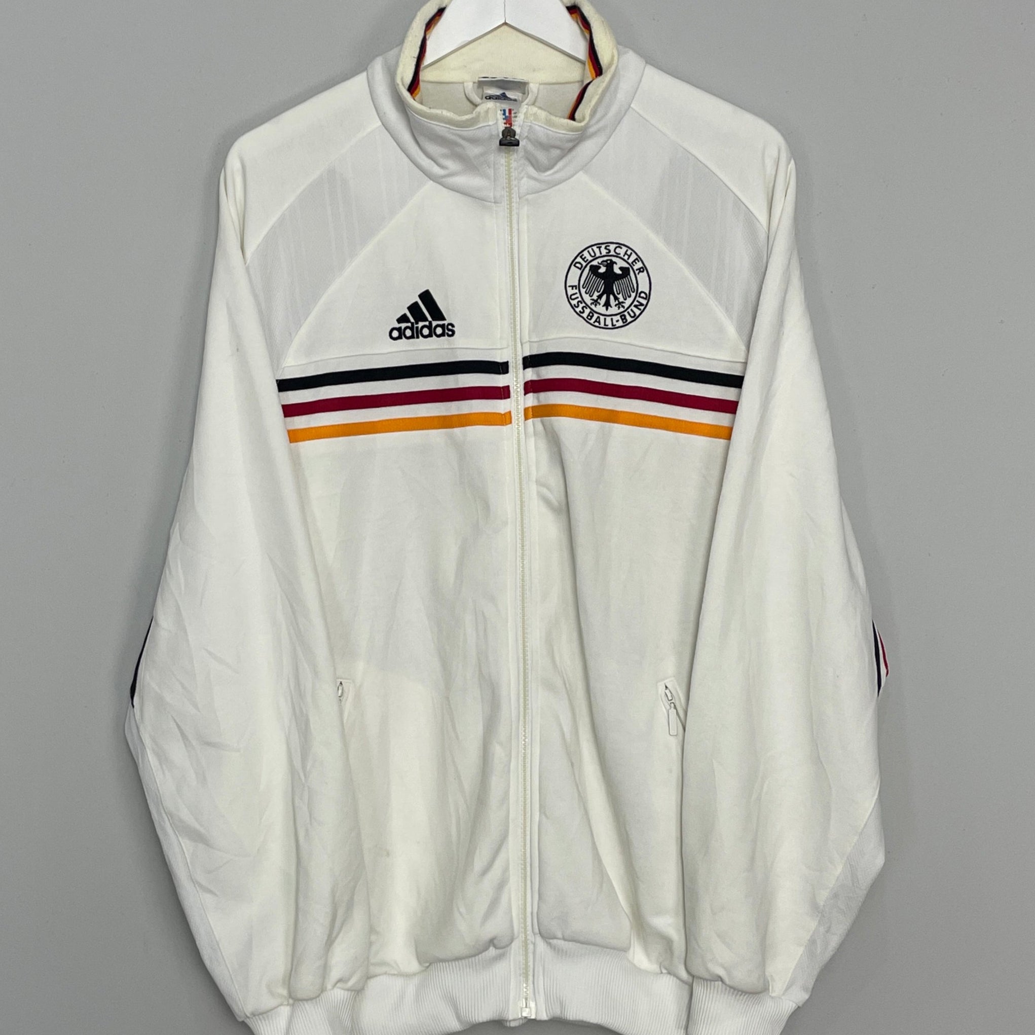 Shop 1998/00 GERMANY TRAINING JACKET (XL) ADIDAS, classic football shirts, vintage football shirts & retro soccer jerseys at Cult Kits