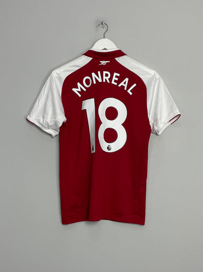 Image of the Arsenal Monreal shirt from the 2017/18 season