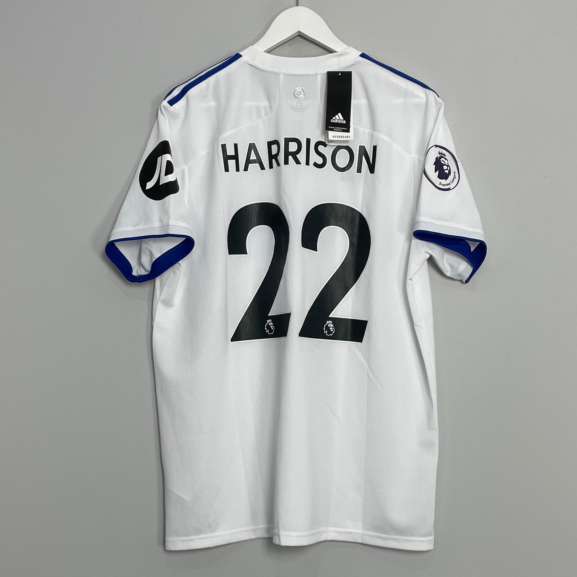 Shop 2020/21 LEEDS UNITED HARRISON #22 *BNWT* HOME SHIRT (XL) ADIDAS, classic football shirts, vintage football shirts & retro soccer jerseys at Cult Kits