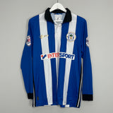 2014/15 WIGAN MCLEAN #11 *MATCH ISSUE* L/S HOME SHIRT (M) MI-FIT