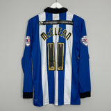 2014/15 WIGAN MCLEAN #11 *MATCH ISSUE* L/S HOME SHIRT (M) MI-FIT