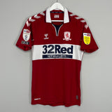 2020/21 MIDDLESBROUGH ASSOMBALONGA #9 *MATCH ISSUE* HOME SHIRT (M) HUMMEL