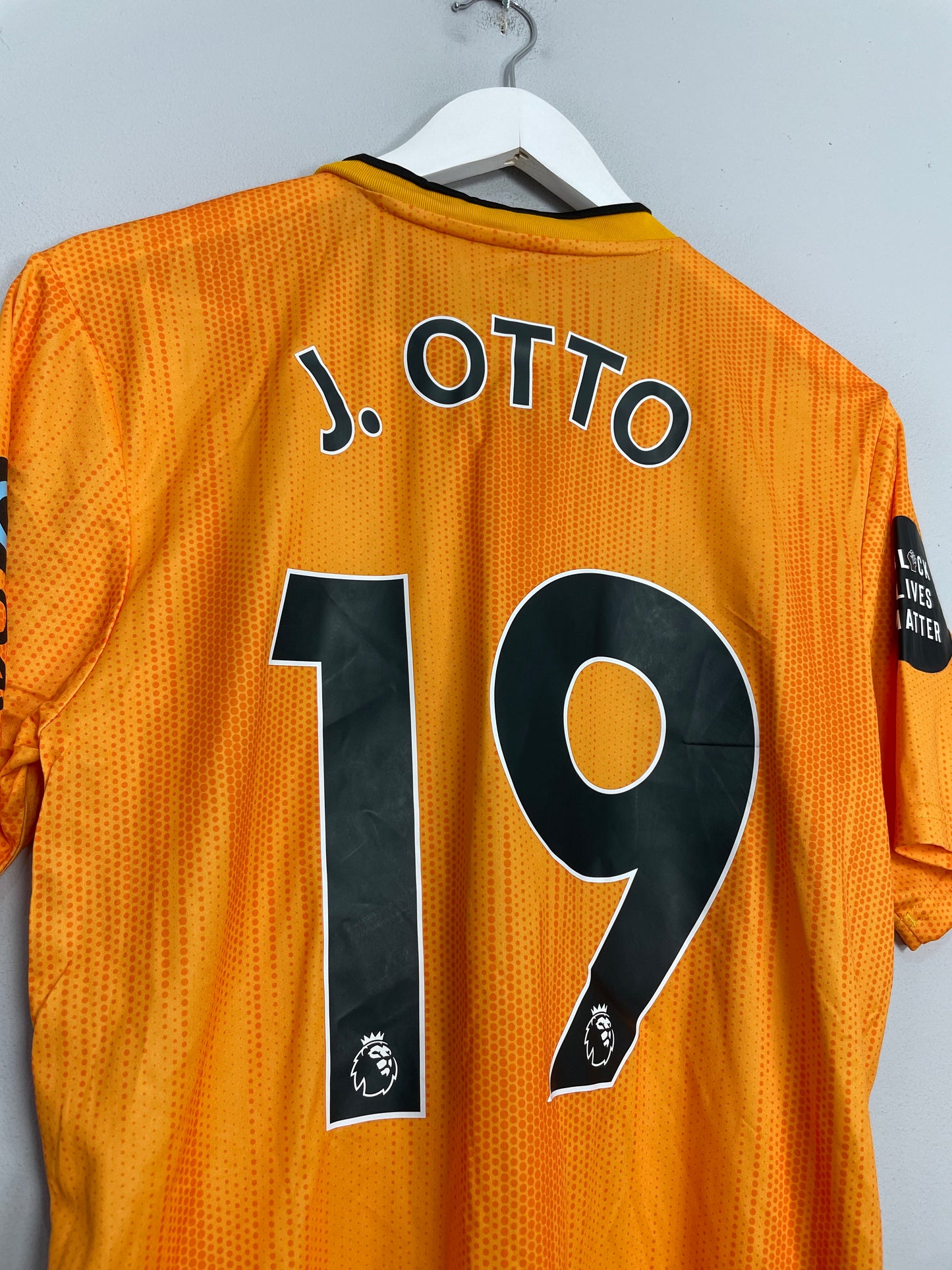2019/20 WOLVES J.OTTO #19 *MATCH ISSUE* HOME SHIRT (M) ADIDAS