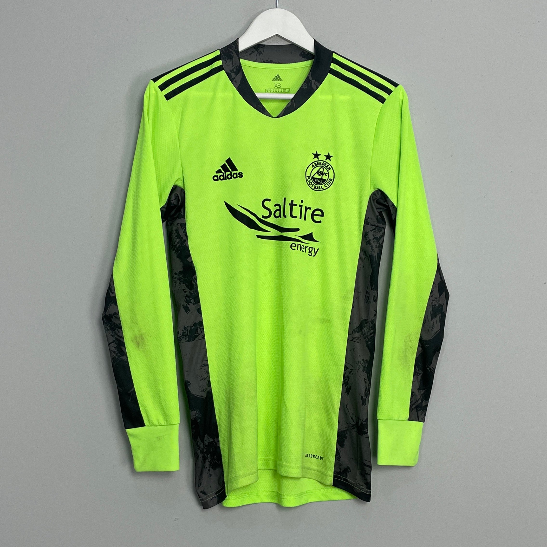 Shop 2019/20 ABERDEEN GK SHIRT (XS) ADIDAS, classic football shirts, vintage football shirts & retro soccer jerseys at Cult Kits