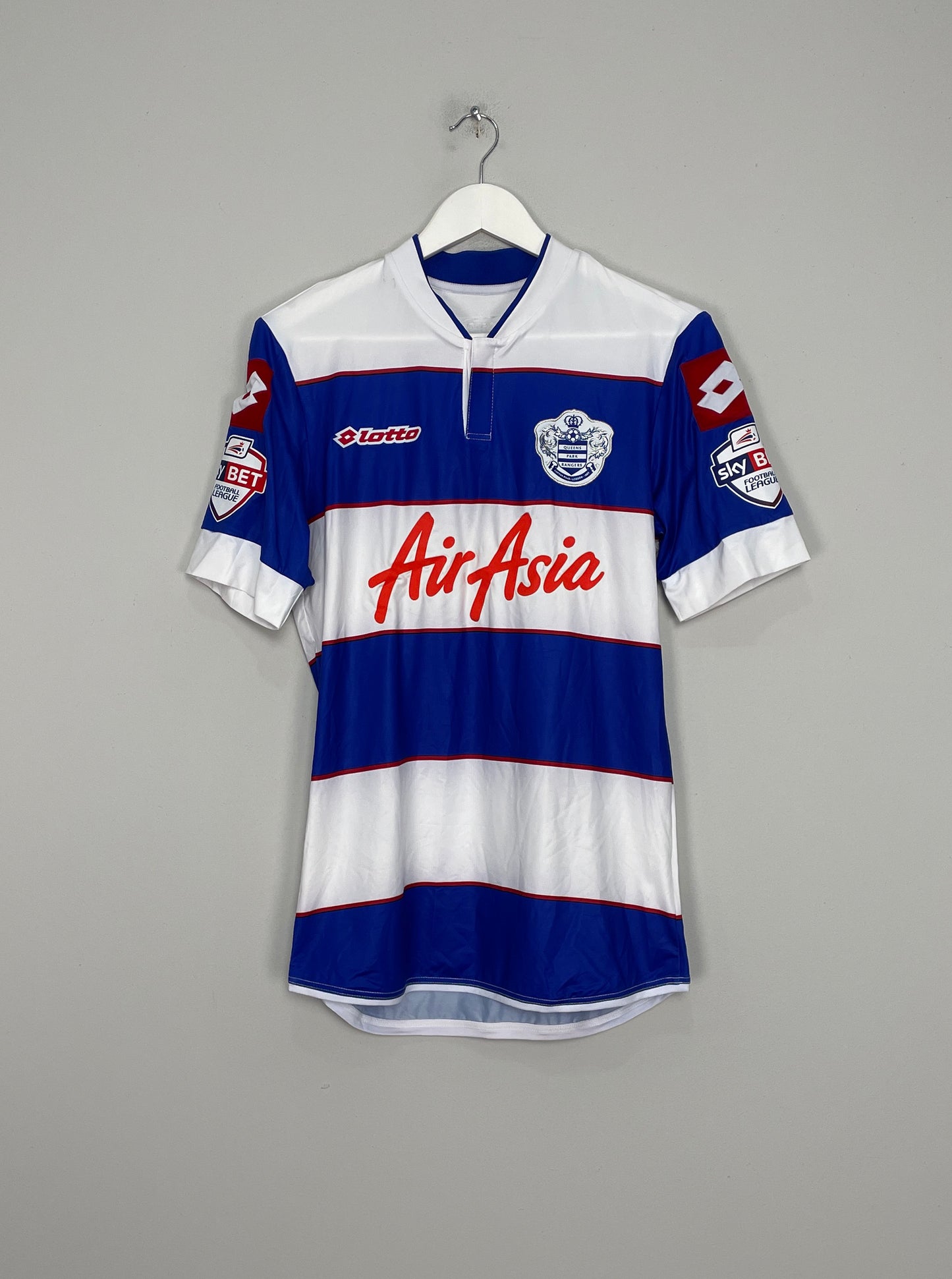2013/14 QPR RAVEL #4 *MATCH ISSUE* HOME SHIRT (S) LOTTO